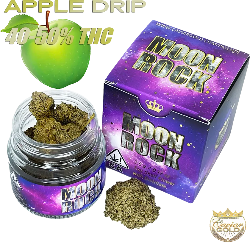 Moonrocks Apple Drip — premium kief-coated cannabis Albuquerque